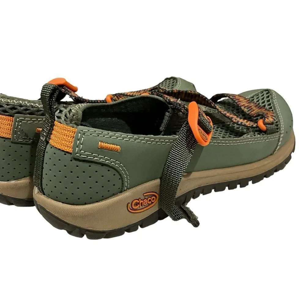 CHACO Odyssey Y Green Lichen Big Kids Unisex Sandal Water Shoes Size 4
